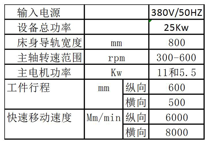 数控双主轴专用铣床